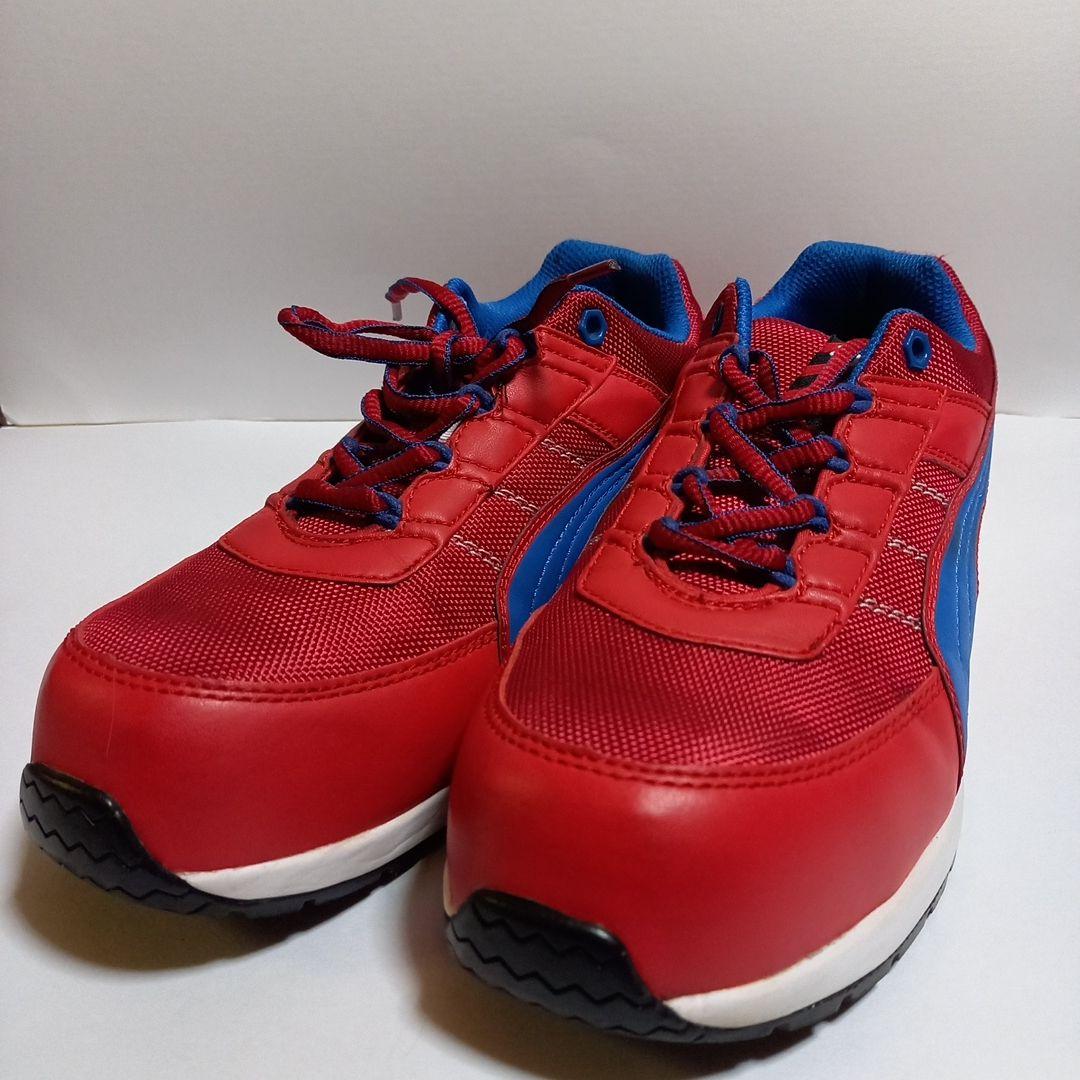 プーマ セーフティー キックフリップ ロー レッド/ブルー 安全靴