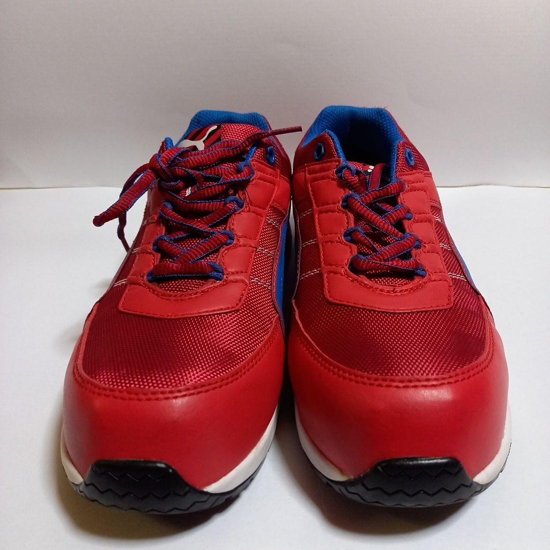 プーマ セーフティー キックフリップ ロー レッド/ブルー 安全靴