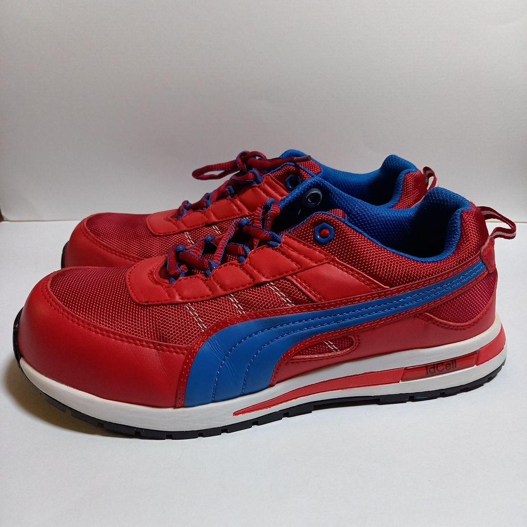 プーマ セーフティー キックフリップ ロー レッド/ブルー 安全靴