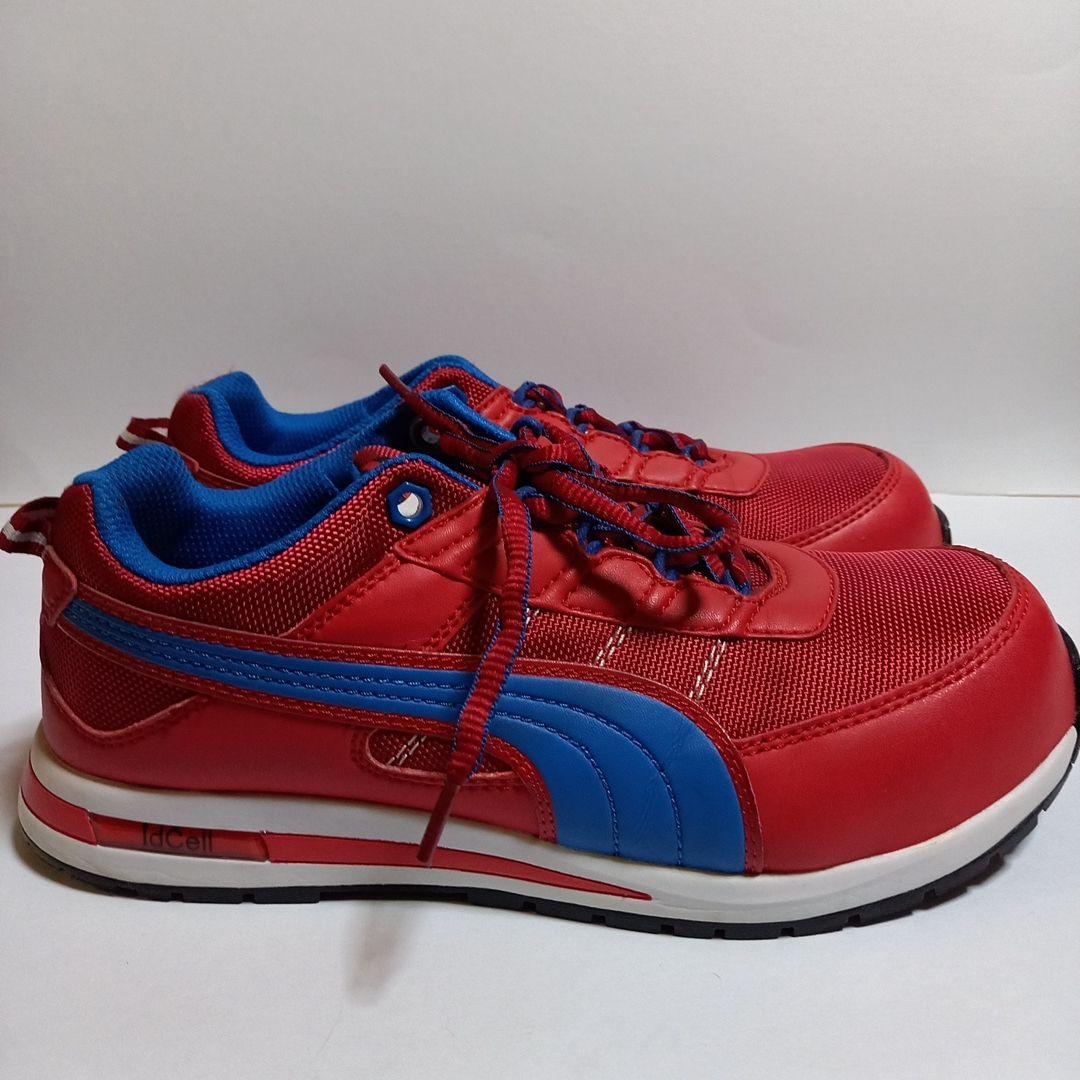 プーマ セーフティー キックフリップ ロー レッド/ブルー 安全靴