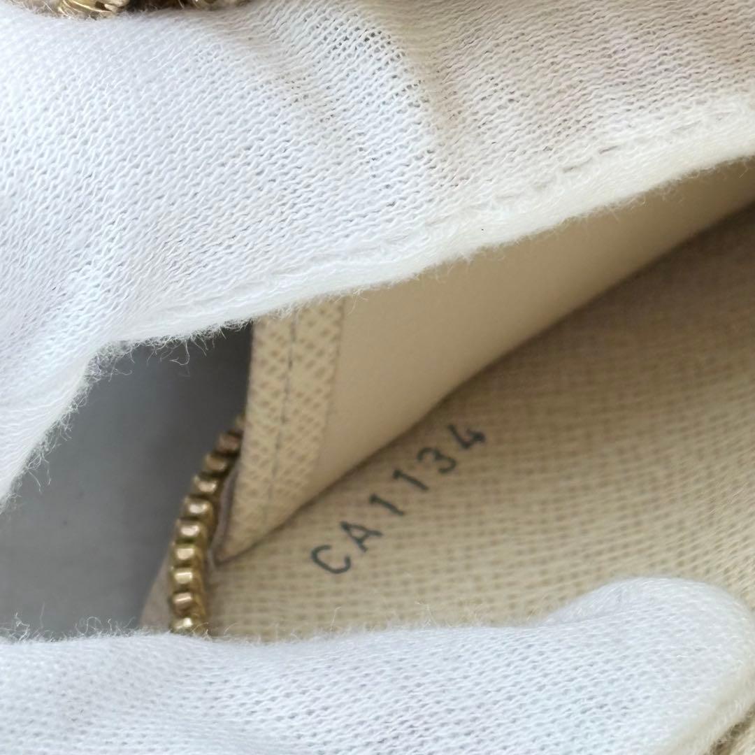 ルイヴィトン ダミエ アズールジッピー ウォレット 1108-S7303t