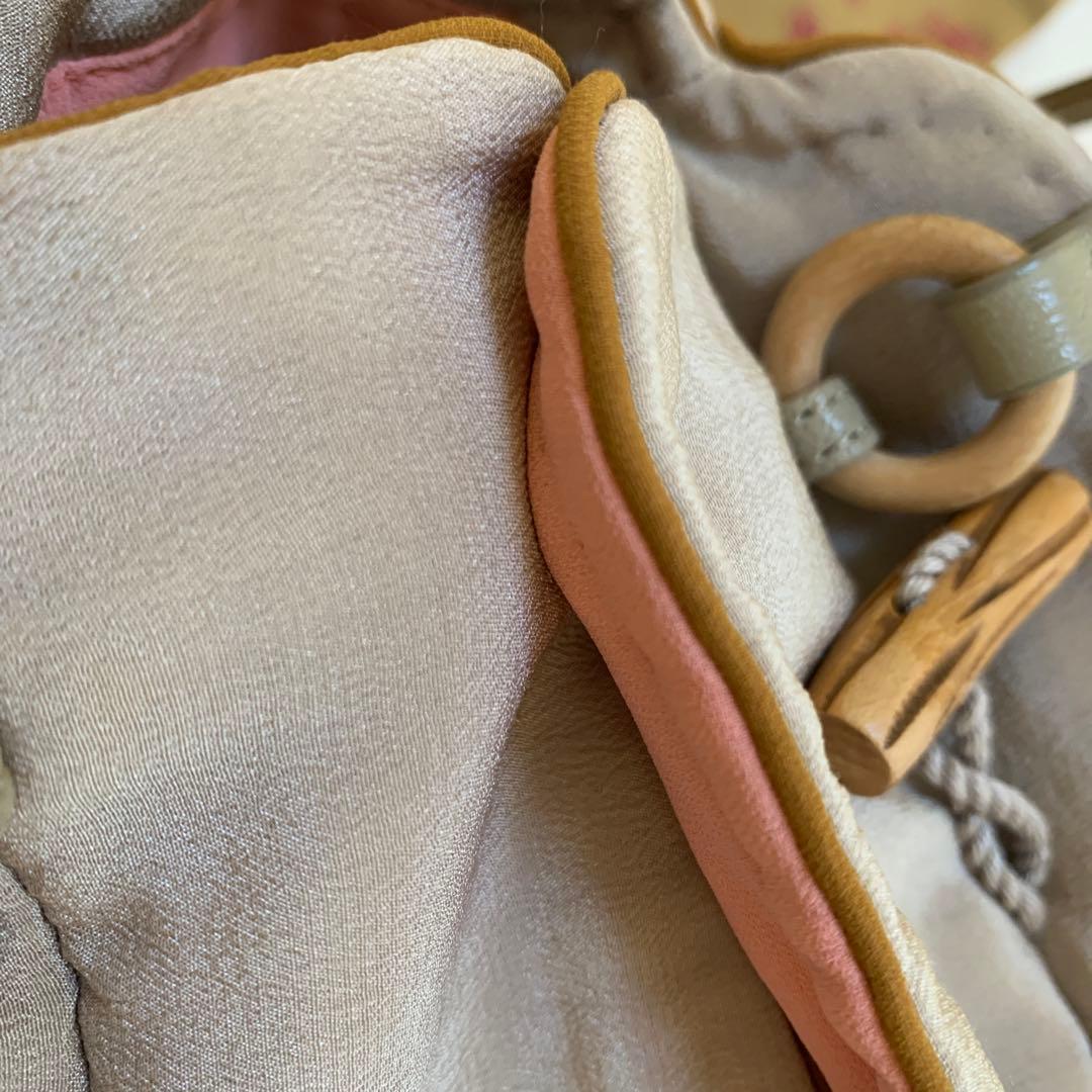 お値下げ中‼️JAMIN PUECH ベージュ ビーズお猿さん装飾 バッグ