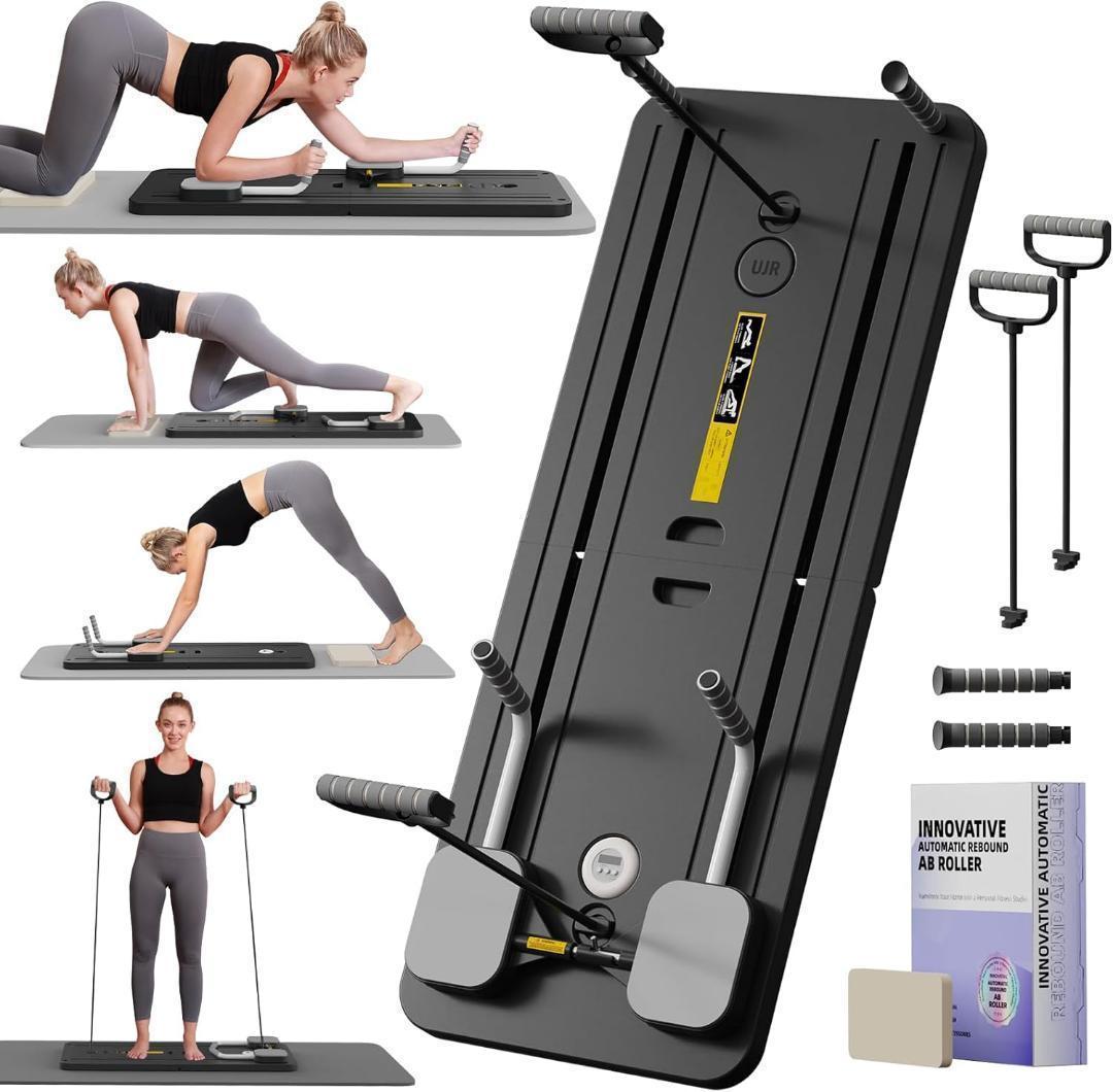 ホームジム用自動リバウンド付き折りたたみ式腹筋マシン
