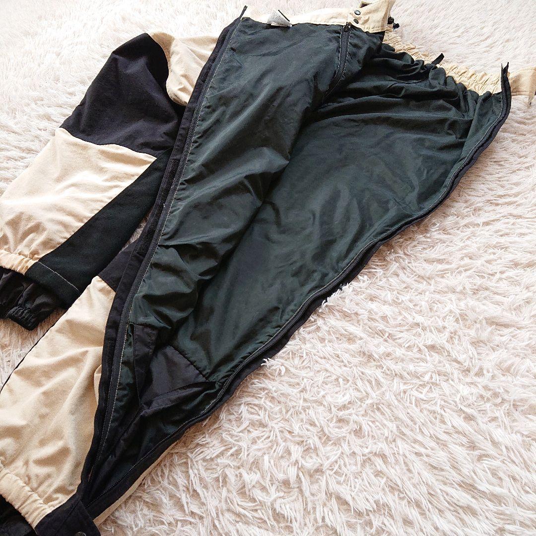 90s ノースフェイス Dermizax スキーウェア スノボパンツ 刺繍ロゴ