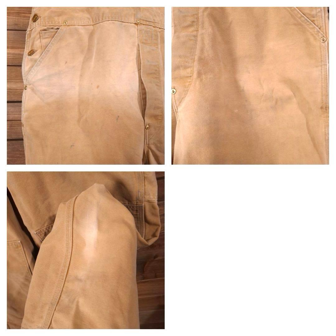 90s USA製 星タグ carhartt カーハート ダック地 オーバーオール