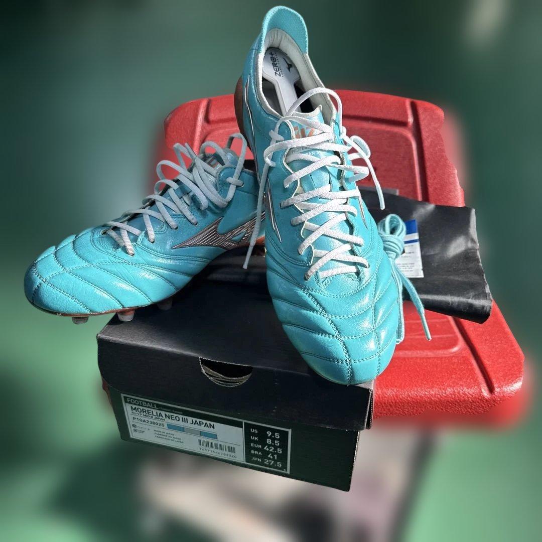 ミズノ　モレリアネオ 3 ジャパン　1回使用　美品 モレリアネオ4 27.5