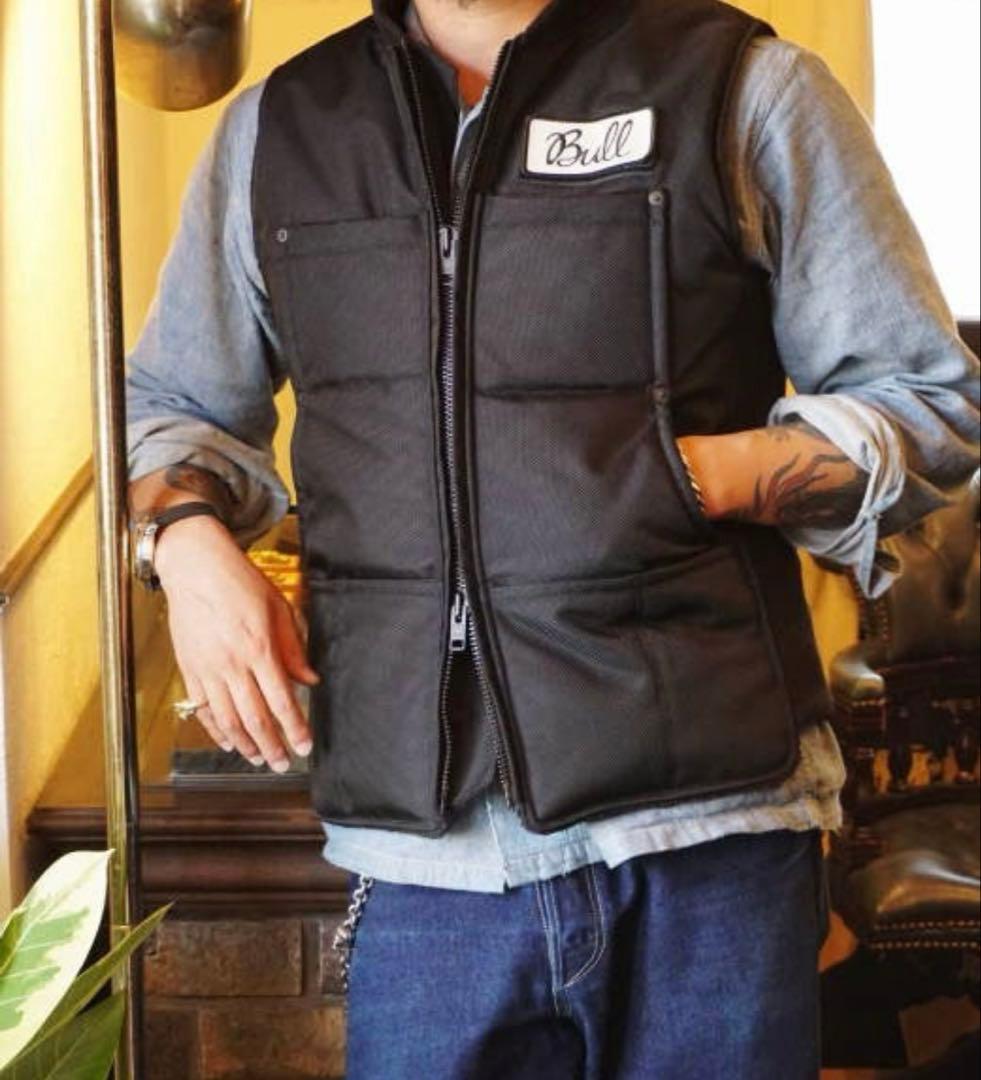 BULL ORIGINAL ダブルジップ コーデュラ ベスト Lサイズ