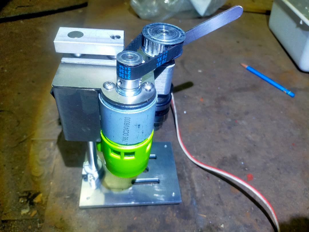 ミニボール盤　マキタバッテリー用アダプター付