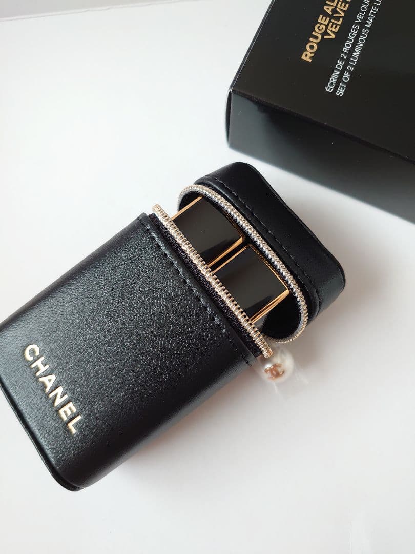 シャネル　ルージュ　限定　ポーチ　ケース　リップ　クリスマス