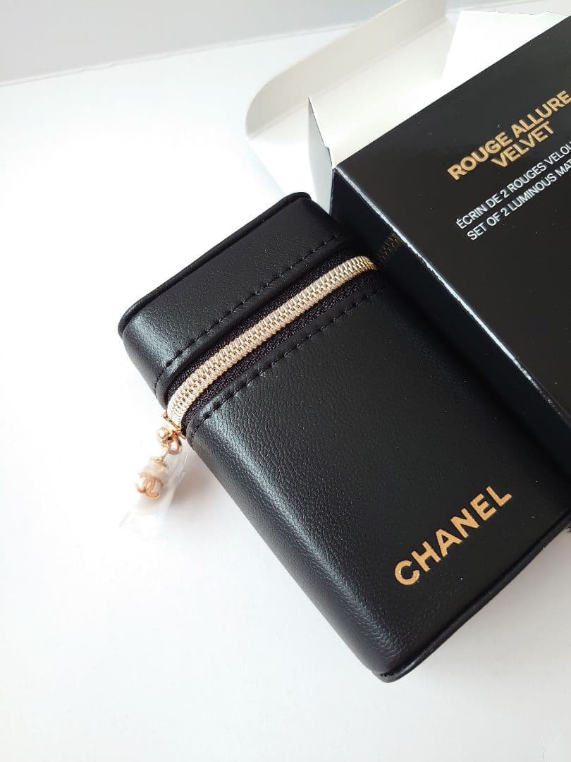 シャネル　ルージュ　限定　ポーチ　ケース　リップ　クリスマス