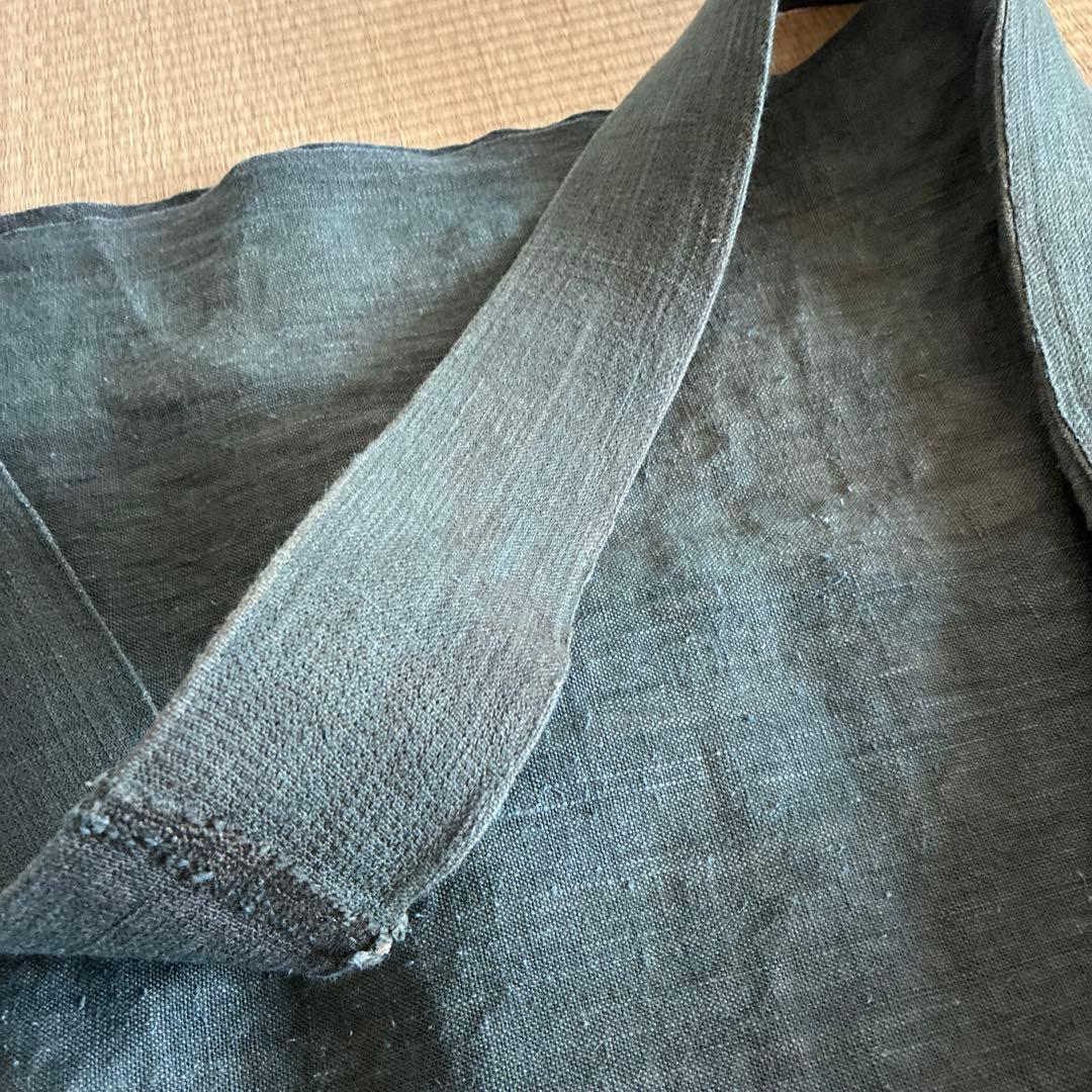 冨澤恭子　柿渋染め　斜めがけバッグ