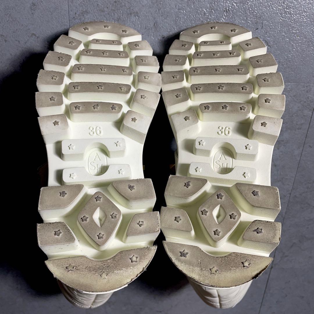 完売モデル✨️ ASH POLAR ナイロンドッキングブーツ アイボリー