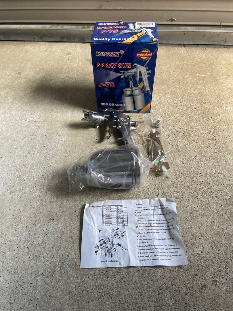 エアブラシコンプレッサーセット/エアコンプレッサー/泰成商事/美品