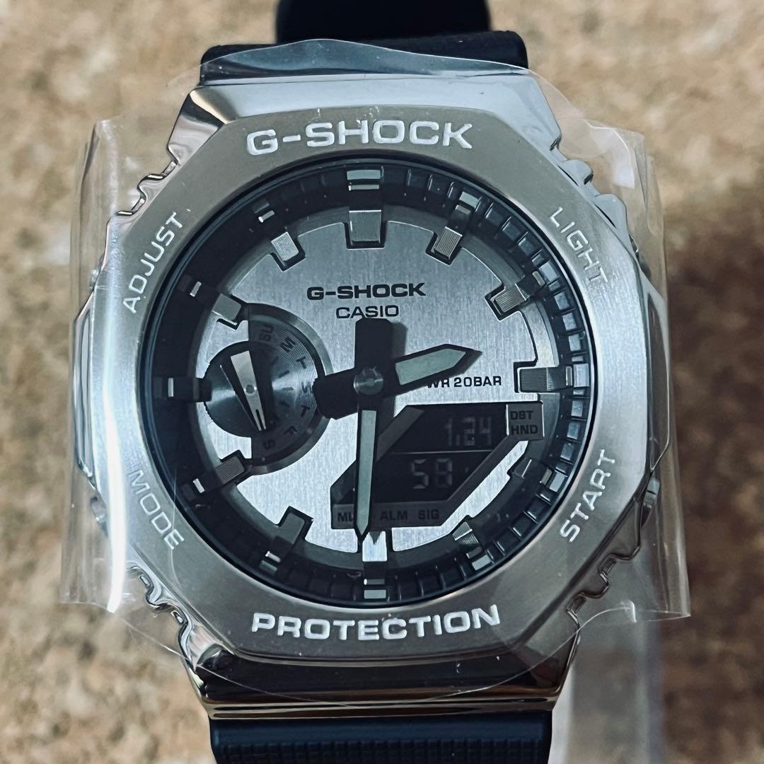 極美品】カシオGーSHOCK/GMー2100ー1AJFメタルカバード