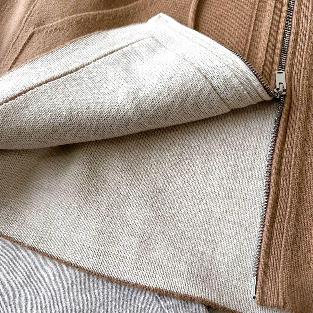 完売品 美品Theory セオリー ダブルフェイスニットフーディー カシミヤ混