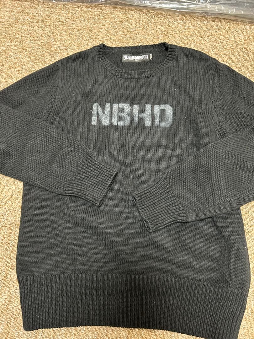ネイバーフッド　黒ニット