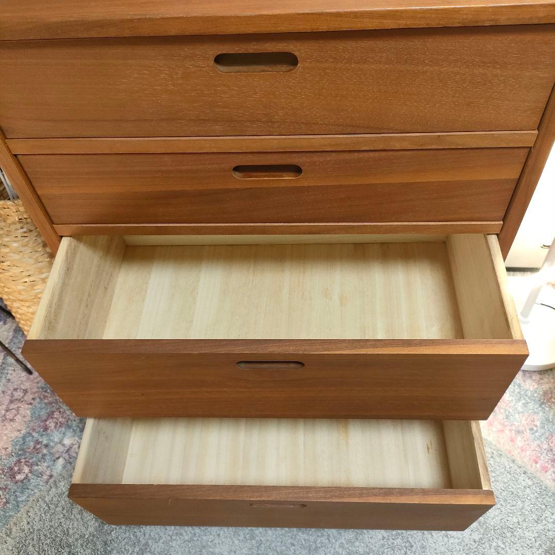 KEYUCA（ケユカ）リバーシブル引き出し 4段チェスト 北欧 ナチュラル