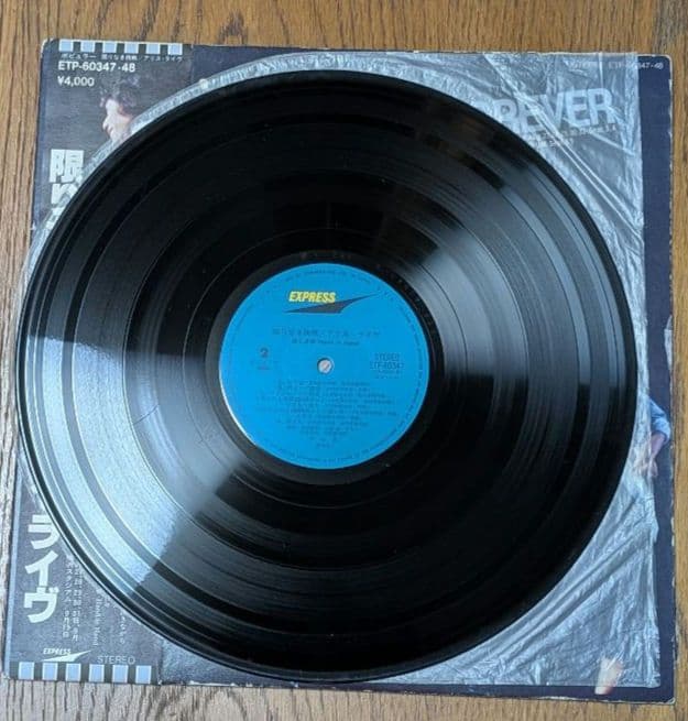 【サイン入り】限りなき挑戦 / アリス・ライヴ = Run Forever