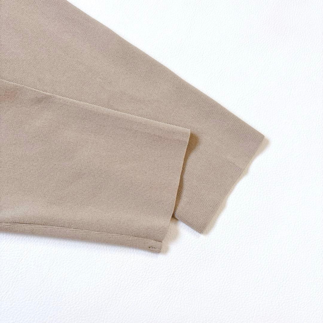 未使用級♡フォクシーニューヨーク レディライクパーカー ロゴプレート 洗える S