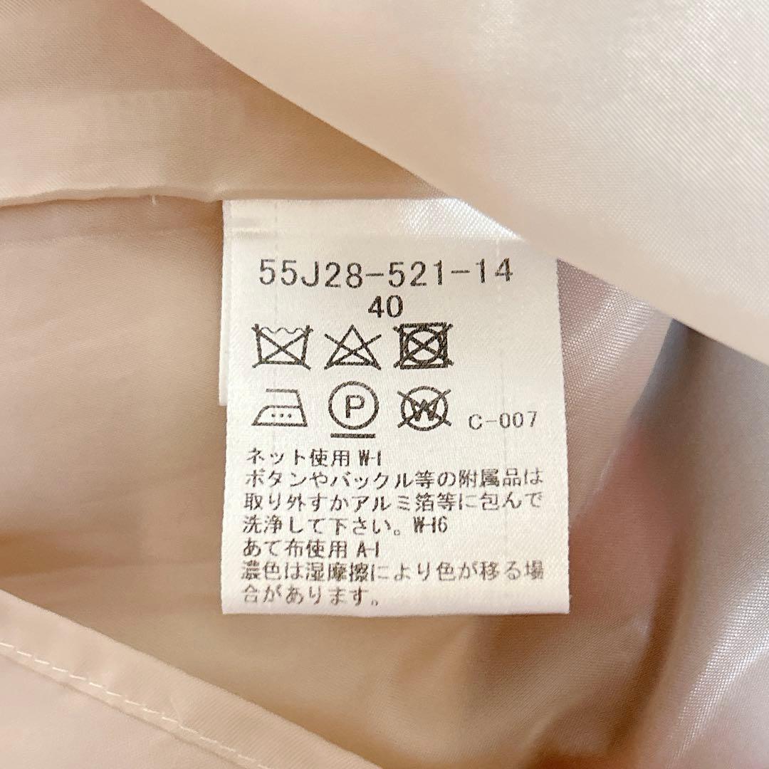 ★美品★ BLUELABEL クレストブリッジチェック　膝丈ワンピース　Lリボン