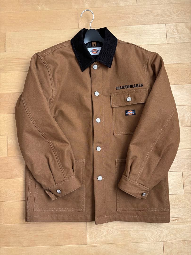 ワコマリア　ディッキーズ　カバーオール　ブラウン