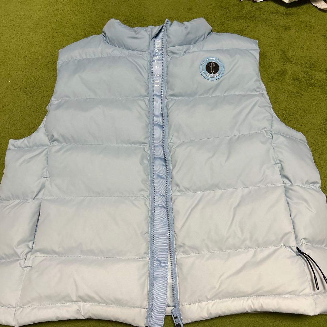 【オレンジ】trapstar ダウンベスト　水色