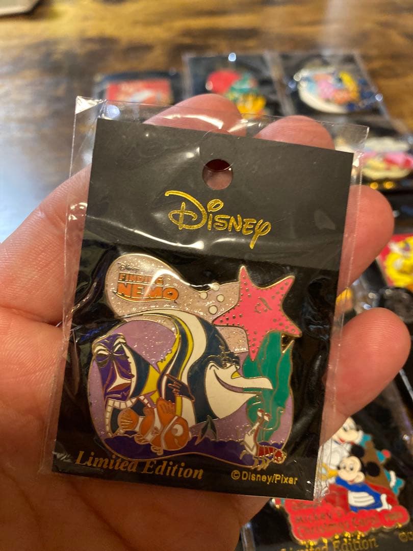 【レア】Disneyピンバッチ　コレクター向け　新品・台紙付き　16個セット♪