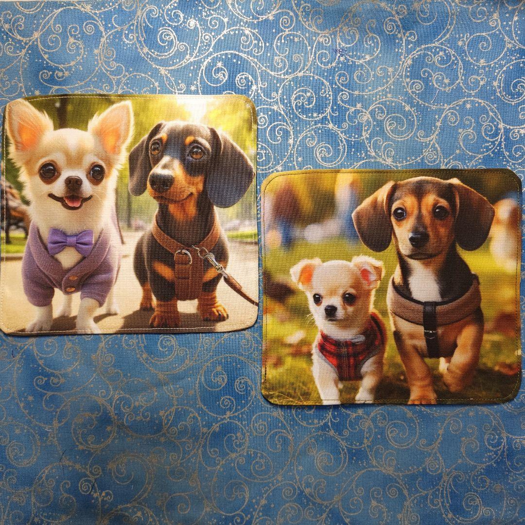 ★CHIYO★　ハンカチ　ワンコさん柄　24枚