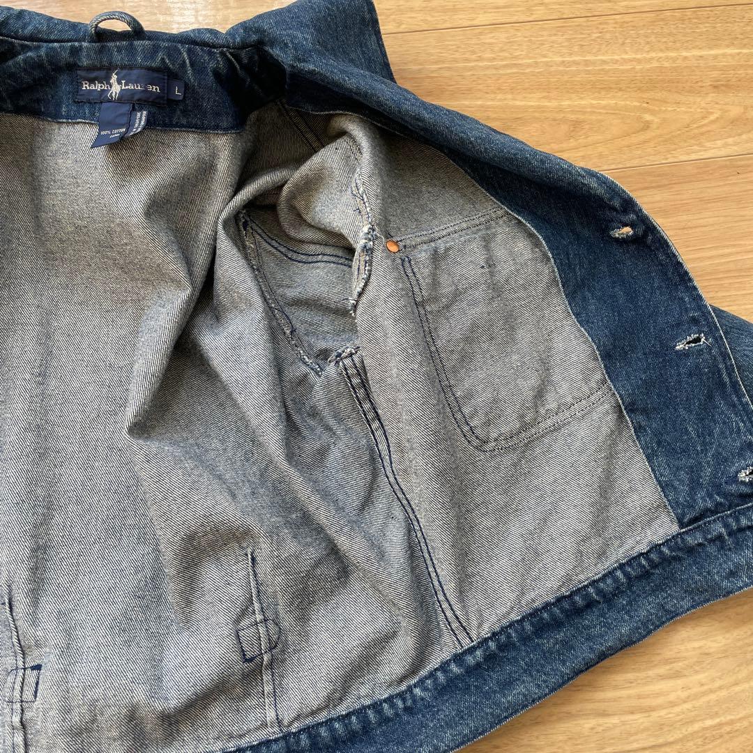希少✴︎【Ralph Lauren】セーラーカラー デニムジャケット