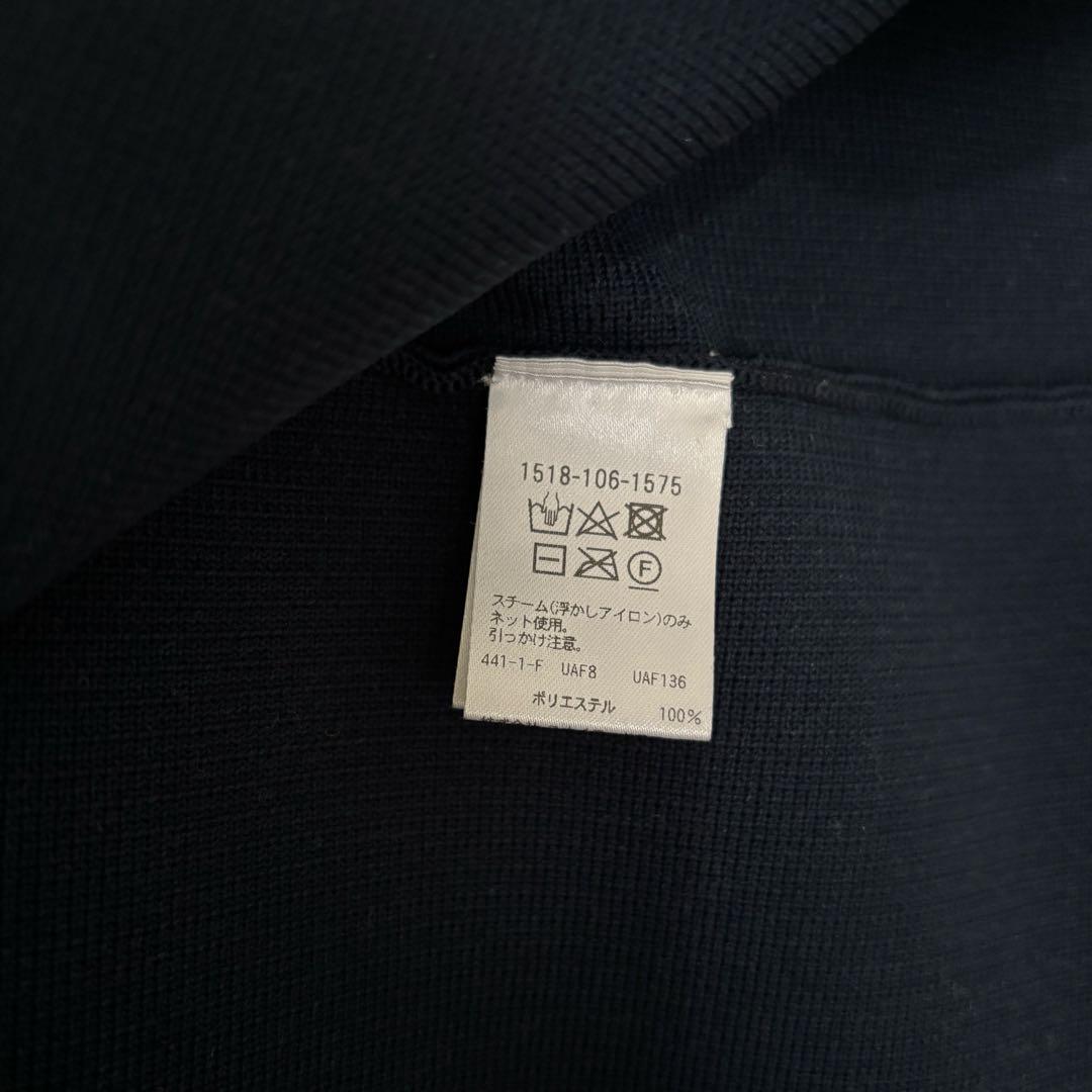 【美品】UNITED ARROWS ユナイテッドアローズ　フリル ニットジレ　紺