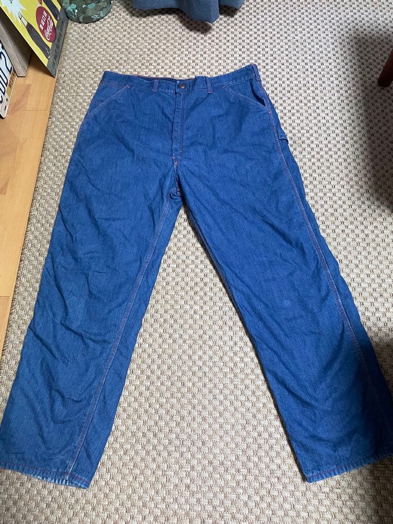 モンゴメリーワード　ヴィンテージ　ペインターパンツ　70s 古着　裏地あり