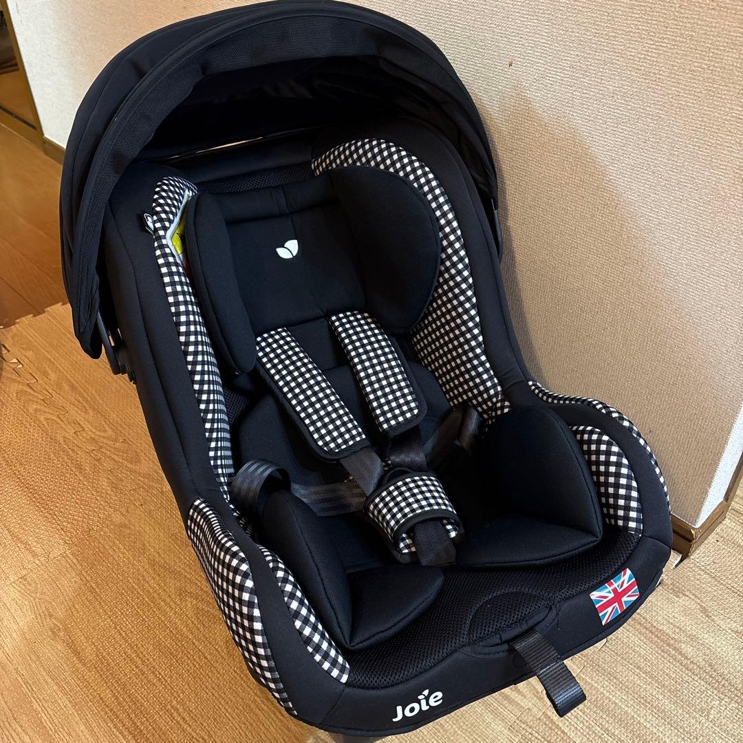 美品！Joie チルト　車用チャイルドシート ブラック　キャノピー付き