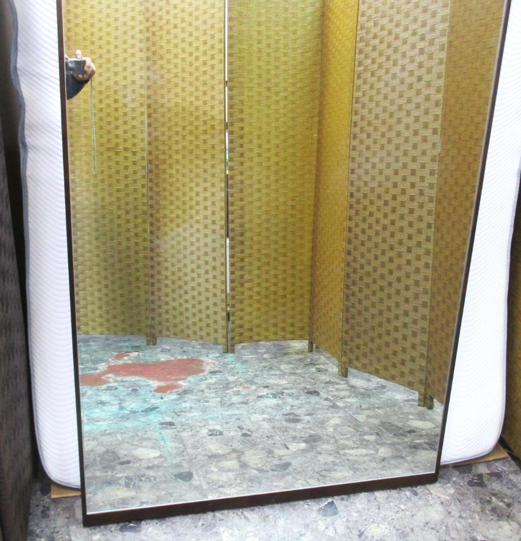 ★コムミラー002 大型・立掛け式・天然木フレーム　幅90x奥行3x高さ180