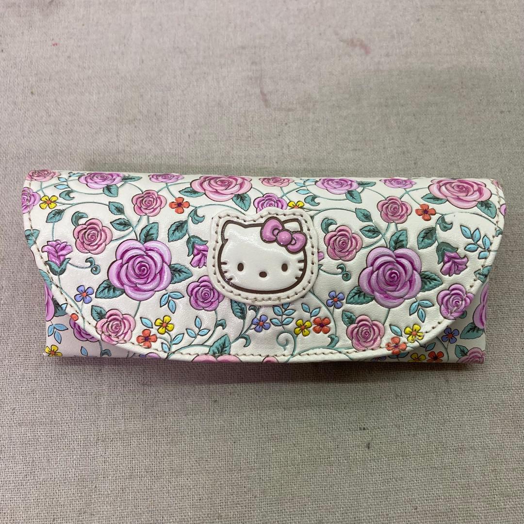 【希少★新品未使用】ハローキティ　メガネケース　浅草文庫　2014年製　サンリオ