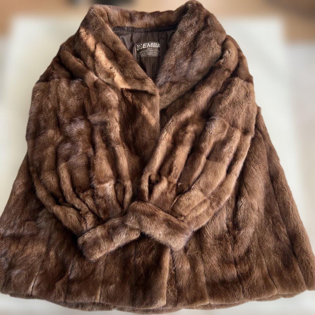 EMBA 高級リアルミンクコート　 サイズM〜L 9〜11号