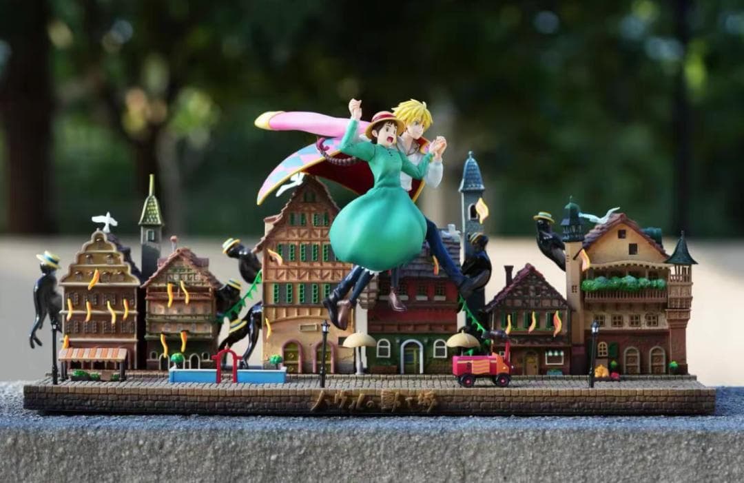 ハウルの動く城 ソフィー&ハウル 空を歩くシーン GK フィギュア 限定品