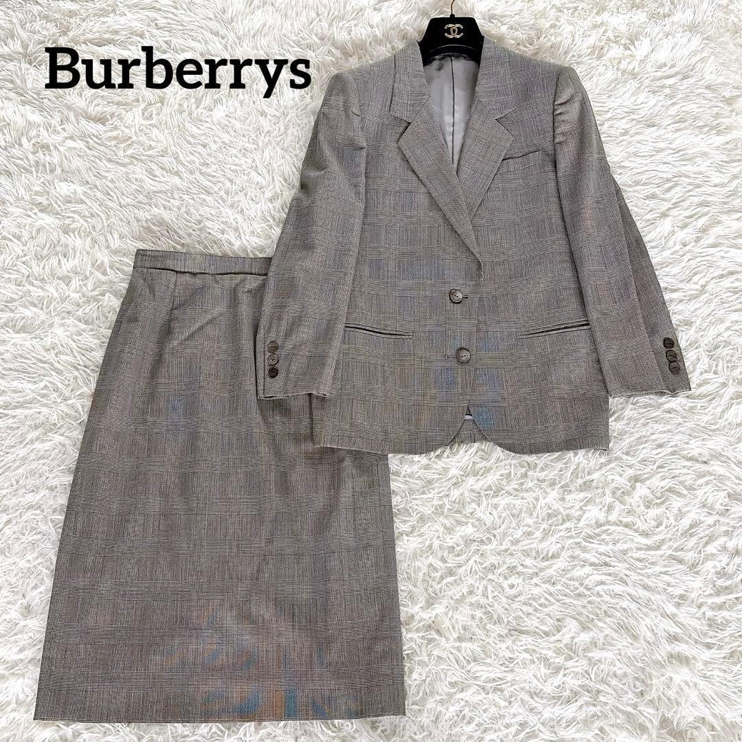 美品✨【バーバリーズ】ジャケットスカート スーツ セットアップ グレンチェック