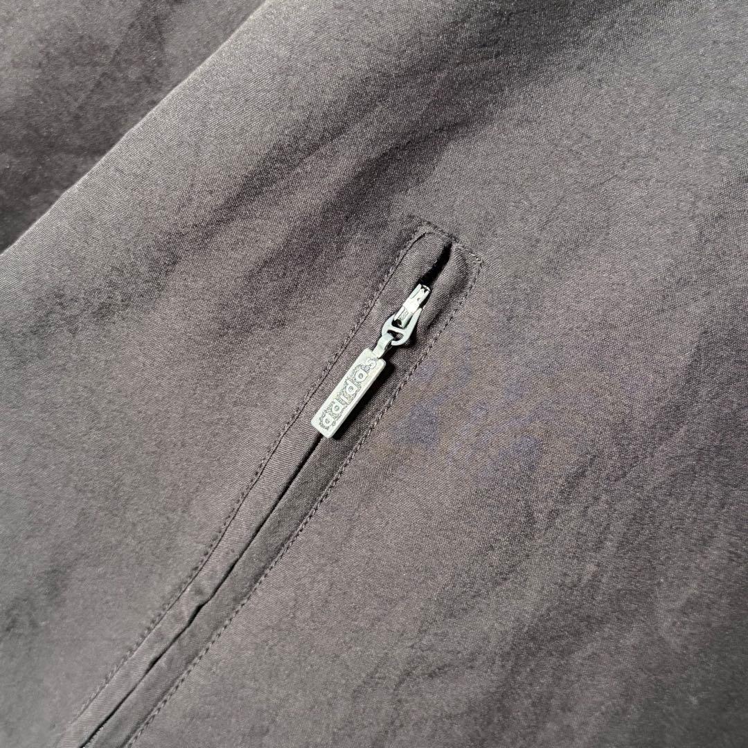 90s★adidas 万国旗タグ ナイロンジャケット 刺繍 アームロゴ L程度