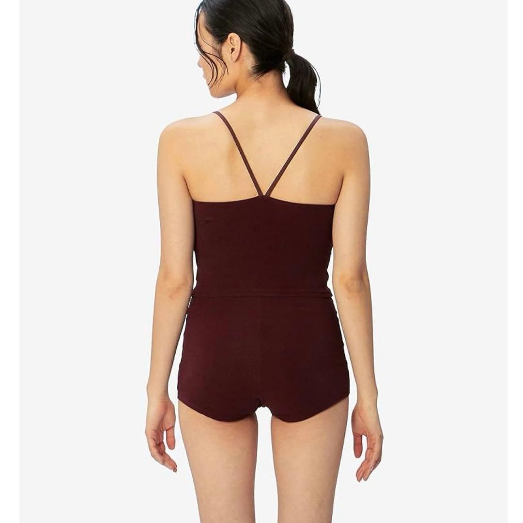 speedo スイムウェア　水着　上下　M トリュフ　ボルドー　UV セパレート