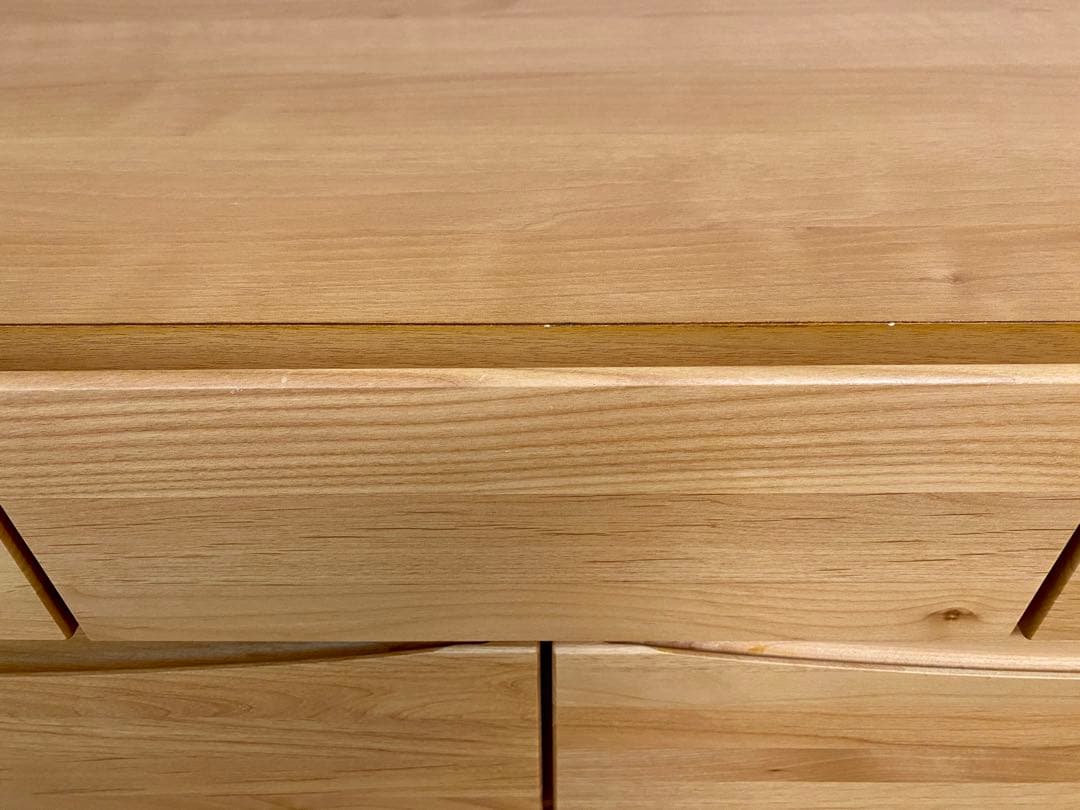 チェスト　天然木アルダー材　ベルメゾン