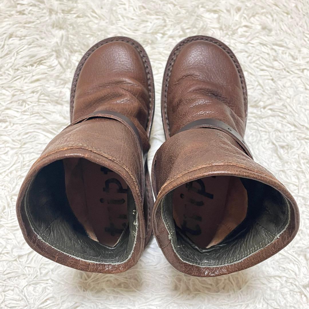 【美品】trippen BOMB レザーブーツ 35