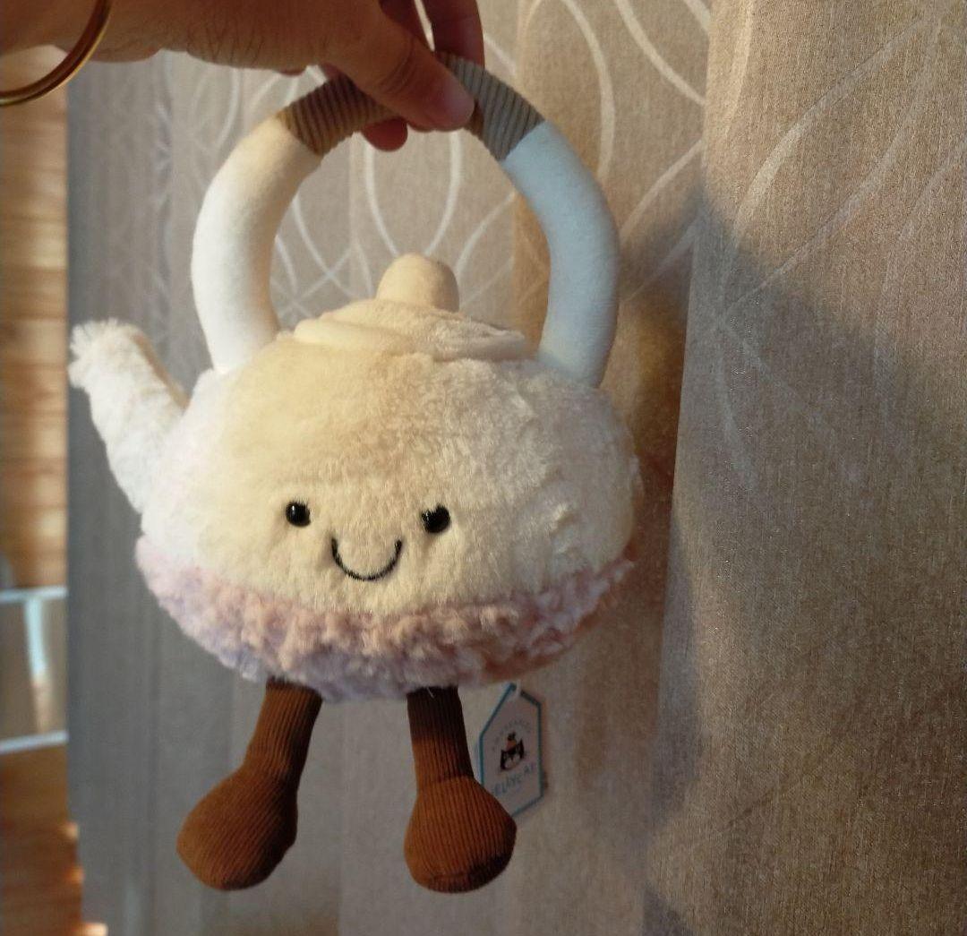 ティーポット型ぬいぐるみとカップセット