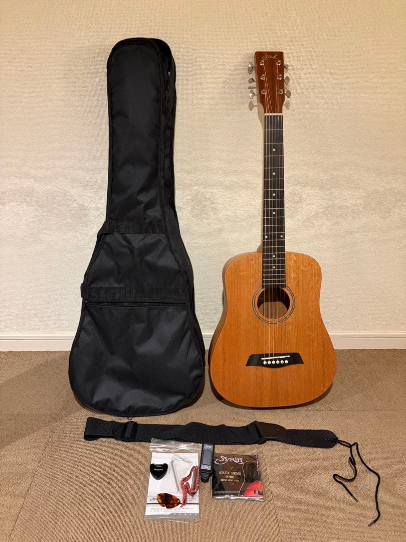 【美品】S.yairi アコースティックギター ギターケース、備品5点セット