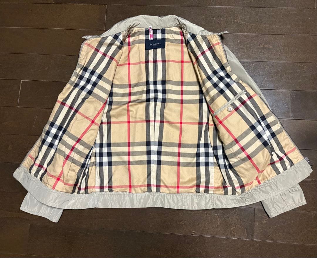 Burberry バーバリー・ロゴ付きナイロンジャケット・クリーニング済