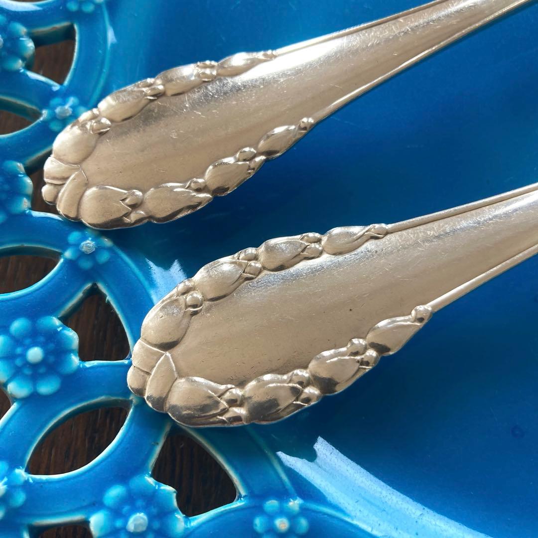 ジョージジェンセン　シルバー　スプーン&フォーク　セット