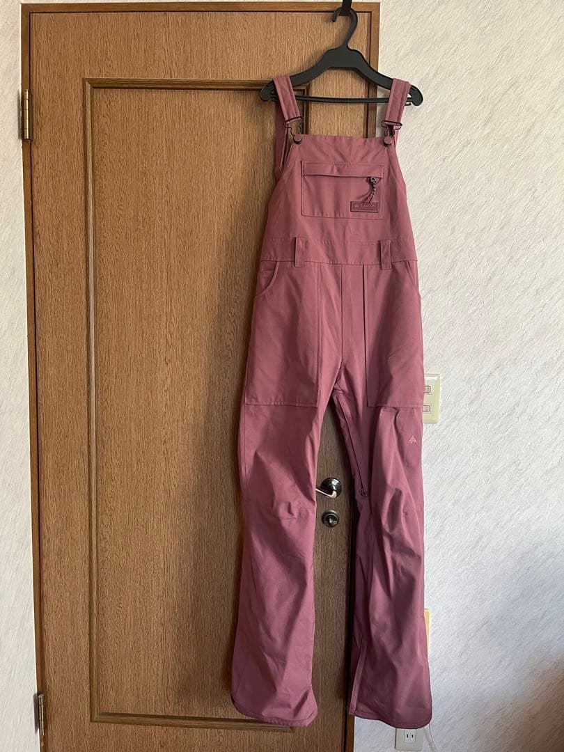 【美品】BURTON スノーボードウェア ビブパンツ XS ピンク