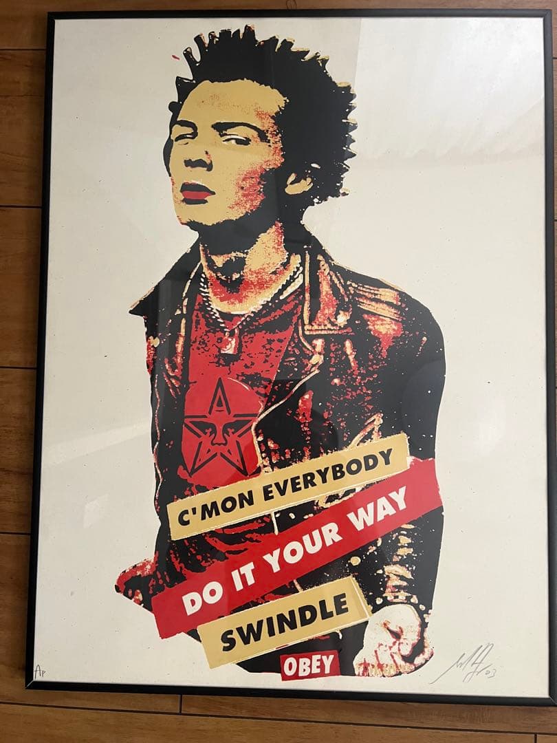 Shepard Fairey Sid Vicious シドビシャス　ポスター
