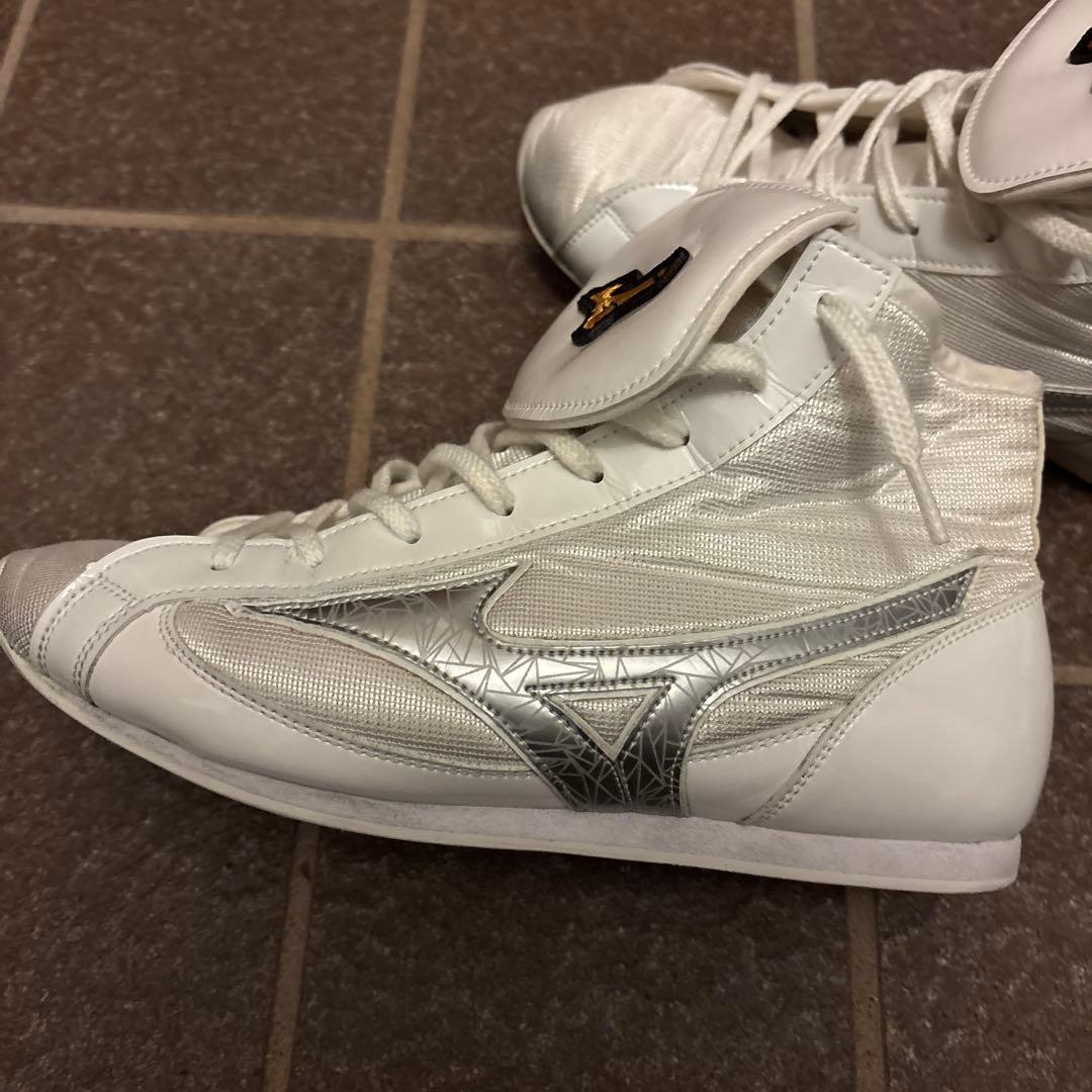 Mizuno ボクシングシューズ ホワイト ローカット