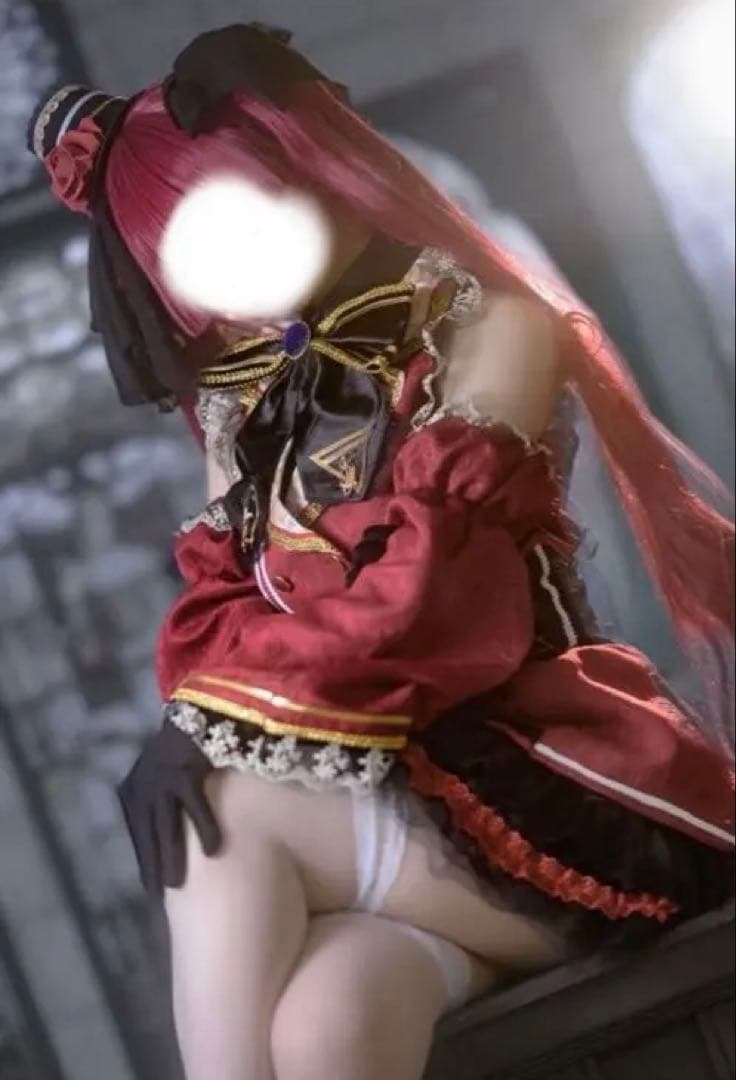 宝鐘マリン ゴスロリ衣装 ホロライブ コスプレ ウィッグ付き