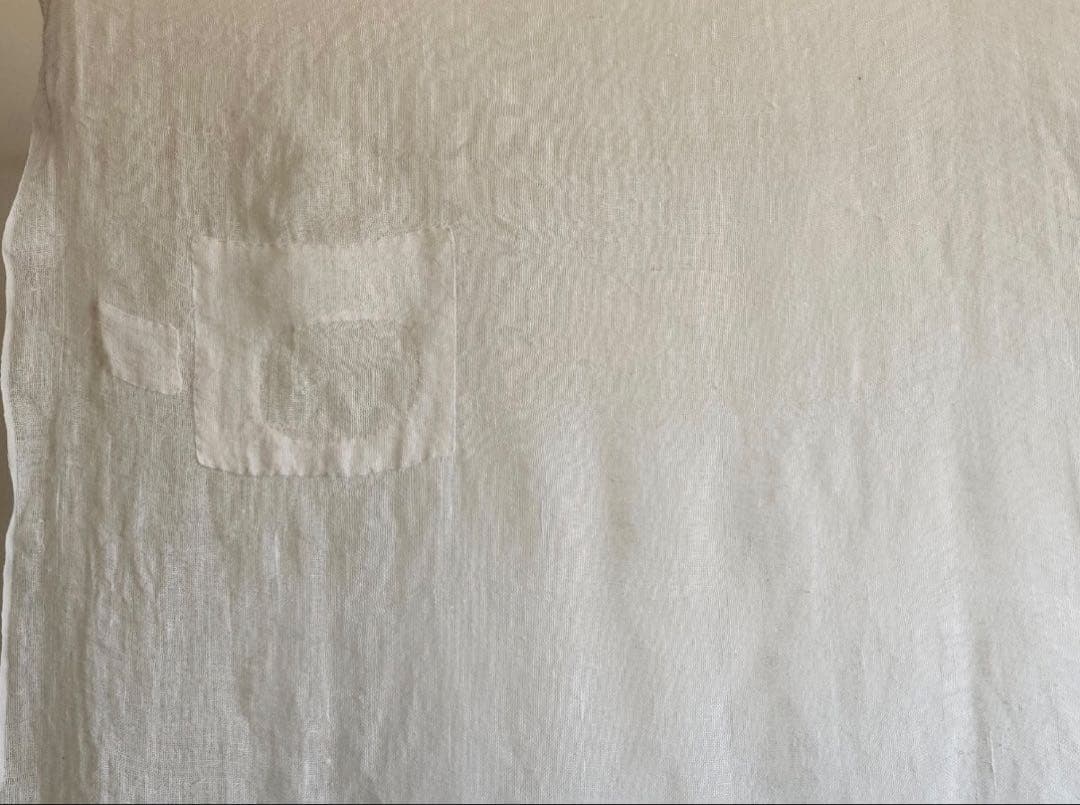 古布 木綿 白蚊帳 古裂 生成 リメイクタペストリー 間仕切り カーテン 洗濯済